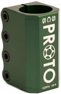 PROTO BABY SCS Compression Clamp for Standard Bars for Scooters (GREEN)