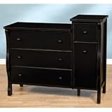 Ellis Combo Dresser and Changer - Black