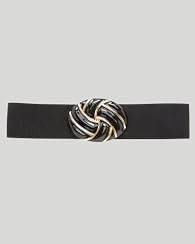 Lucite Metal Closure Stretch Belt