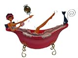 Jewelry Organizer Photo Holder Bubble Bath Girl Pink