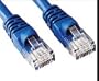 SF Cable, 25 FT CAT5e 350MHZ UTP Patch Cord with Molded Boot, Blue