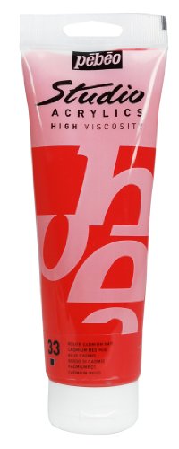 Pebeo - Acrylic Fine Studio Acrylics - Red Ochre - Red Ochre 100ml/3.38oz