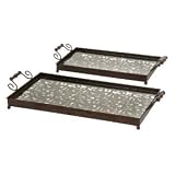 Metal Glass Trays 25, 21w