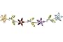 24 1/2 Carat Multi-Gemstone Sterling Silver Flower Necklace