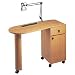 PIBBS Laminated Angle Top Nail Center with Lamp & Pad (Model: PN1021)