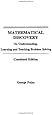 Mathematical Discovery: On Understanding, Learning and Teaching Problem Solving  Combined Edition