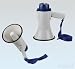 15W Loud Voice Amplifier Megaphone Speaker with Siren