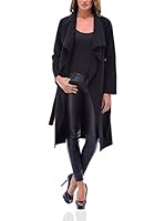 Bleu Marine Abrigo Kylia (Negro)