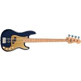 Fender Deluxe Active P-Bass Special Bass Guitar - Maple, Navy Blue Metallic