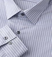 2" Longer Autograph Pure Cotton Rope Striped Shirt