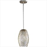 Maxim Lighting 24153BCGS Arabesque Mini Pendant Light, Golden