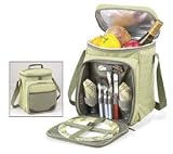 Hamptons Picnic Cooler for TWO in Olive / Tweed - 426H - B001PYH...