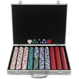 Review Stacks and Stacks  / 1000 Las Vegas Poker Chips - With Aluminum Case (Multicolored) (6
