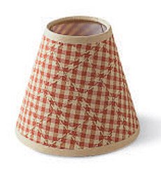 Gingham Shade-Dark Red
