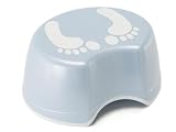 East Coast Step Up Stool Blue, White Feet