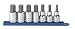 GearWrench 80720 Seven-Piece 1/2-Inch Drive Metric Hex Bit Socket