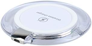 CY Universal Compatibility For All QI Wireless Charging Devices such as Samsung Galaxy (White)