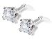 Silver Andralok Square Stud Earrings
