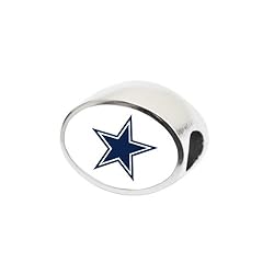 Dallas Cowboys Charm Bead Fits Most Pandora Style Bracelets Including Pandora Chamilia Biagi Zable