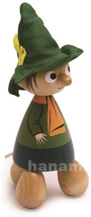 Moomin Moomin wooden hand-painted doll (press pot) / Interior figure (006 Snufkin)