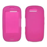 Hot Pink Soft Silicone Gel Skin Cover Case for Samsung Highlight T749 [Accessory Export Packaging]