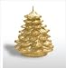 Christmas Tree Candles (Set of 4) - Gold