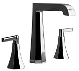 B9016-WH 8" Tall Widespread Lavatory Faucet With Straight Lever Handle in
