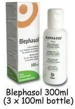 Thea 300Ml Blephasol (100Ml X 3 Bottle) + Free New Loz Duo Eye Drops Trial Pack