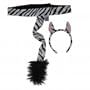 Making Believe 48054 Plush Zebra Ears and Tail