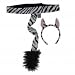 Making Believe 48054 Plush Zebra Ears and Tail