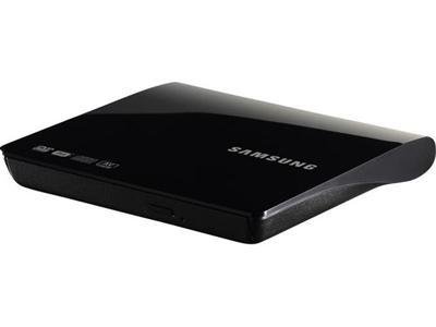 Samsung Super WriteMaster Slim External DVD Writer USB Powered (8x DVD / 24x CD) Black SE-208AB