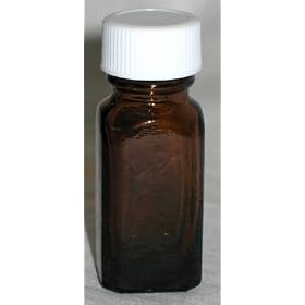 Amber Square Bottle 2 Dram