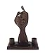 Couple with Baby Shabbat Candleholder