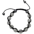 Iced ball bracelet by Avantgarde Jewels � - clear Iced balls - fits lovely on any wrist - perfect for a gift - packed in a cute velvet pouchette - Size 7" to 8.5"