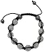 Shamballa bracelet by Avantgarde Jewels © - clear Iced balls - fits lovely on any wrist - perfect for a gift - packed in a cute velvet pouchette - Size 7" to 8.5"