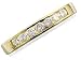 18ct Gold and Channel-Set Diamond Half Eternity Ring