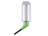 Biddie Buddies Green Small Animal Water Bottle for Mice Hamsters & Gerbils 6"L x 1.5"W (holds 4oz)
