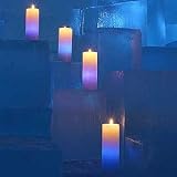 Small colour changing LED Candle up to 20 hours burning time