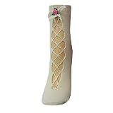 IVORY PEEK-A-BOO BETSEY JOHNSON SOCKS