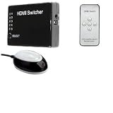5-Port HDMI Switch w/Remote (5-in 1-out) Splitter Switcher Selector