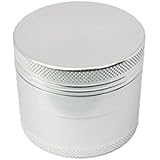 Four Piece Herb, Spice or Tobacco Pollen Grinder, 42 mm diameter (1.65")