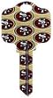 San Francisco 49ers Kwikset KW1 House Key
