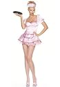 2PC Diner Waitress Sexy Holiday Party Costume