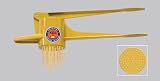 Original Kull Spaetzle-Schwob YELLOW, Spaetzle Press / Spaetzle Maker - suitable for dishwasher! PREPARE OWN PASTA / NOODLES IN A FEW MINUTES! Incl. Spaetzle Recipe! Also high-quality POTATO RICER!