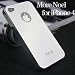 iphone4 more カバーケース シルバー b0641