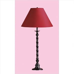 Ripple Table Lamp with Charlotte Shade in Lava Bronze