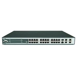 D-Link DES-3228PA Managed 24-Port 10 100Stackable L2 PoE 4 Gigabit Copper Ports + 2 Combo... by 