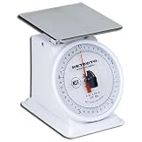 Detecto PT-5R Petite Top Loading Dial Kitchen - Food Scale, 5 lb. x 1 2 oz., Rotating Dial by 