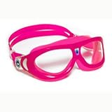 Aqua Sphere KIDS Seal Clear Lens Swim Goggles, PINK FRAME