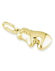 14K Yellow Gold Single Boxing Gloves Charm Pendant